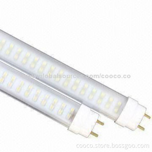 SMD T8 LED Tube with 18W Power, Excellent Heat-dissipation and 85 to 265V AC Working Voltage